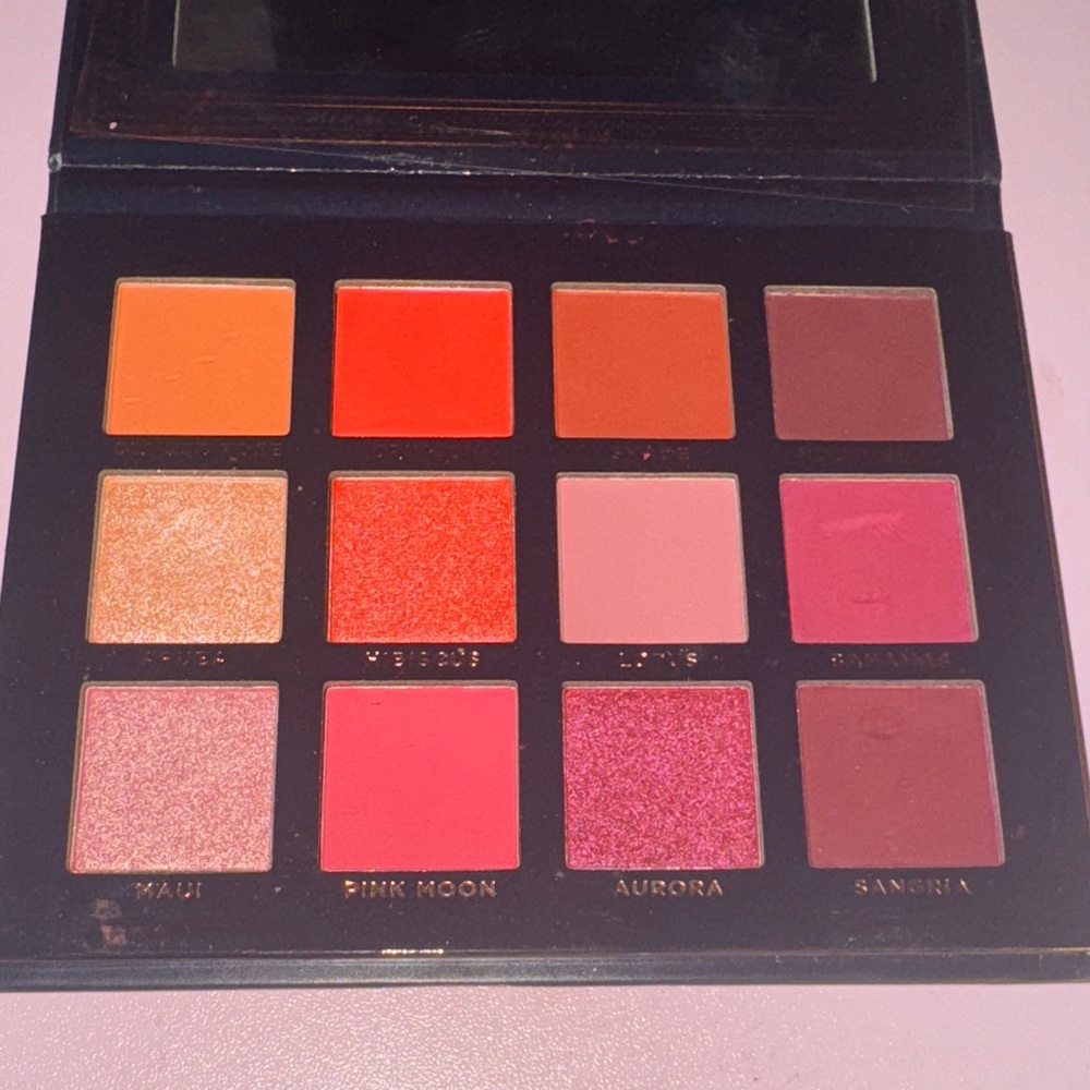 Ace Beaute Vivid Eyeshadow Palette - Coral, Peach, Rose, Mauve